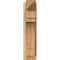 Ekena Millwork Merced Arts & Crafts Rough Sawn Outlooker, Western Red Cedar, 6"W x 14"D x 26"H OUT06X14X26MRC03RWR - alternate 4